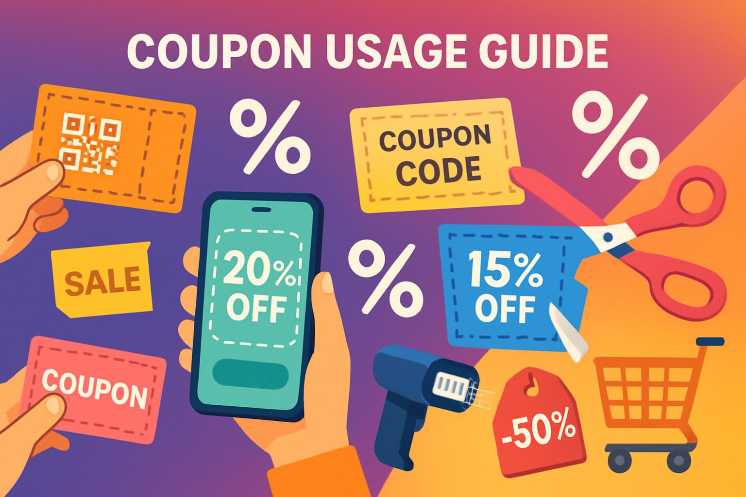 كيفية استخدام الكوبونات